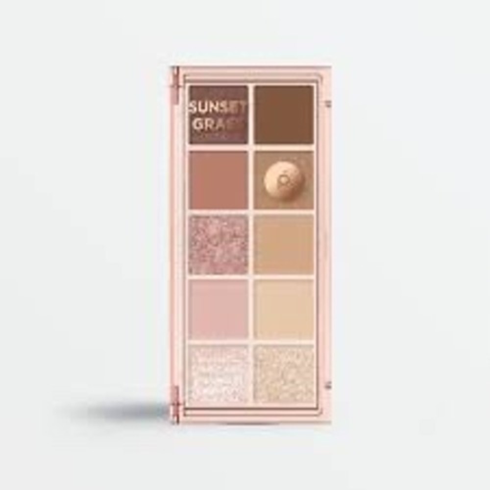 Peach C Blending Eyeshadow Palette Sunset Grass Korean Makeup Neutral8g